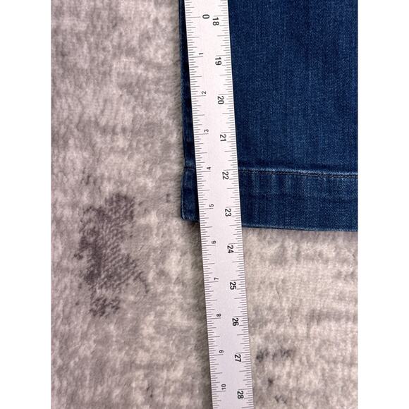 Paige Jeans 25 Petite Womens Anessa High Rise Wide Leg Cropped - Picture 5 of 9